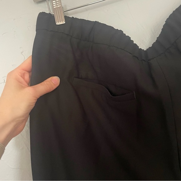Banana Republic Hayden Black Dress Pants Trousers Straight-Leg sz Large - Picture 9 of 11